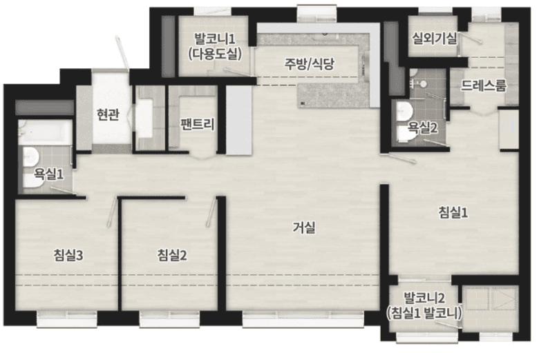 null 84C 평면도
