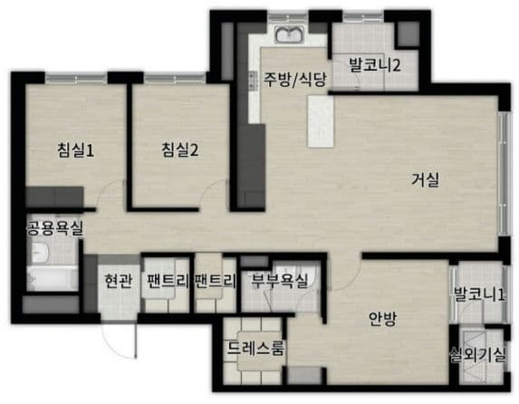 null 84C 평면도