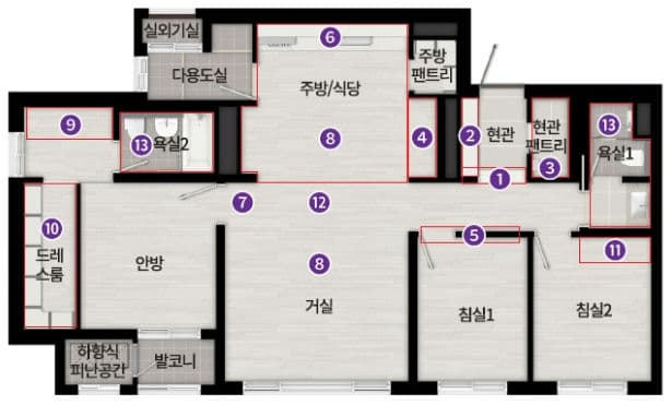 null 84E 평면도