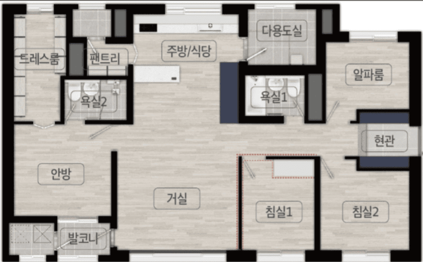 null 84A 평면도