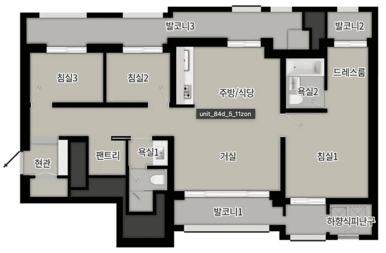null 84D 평면도