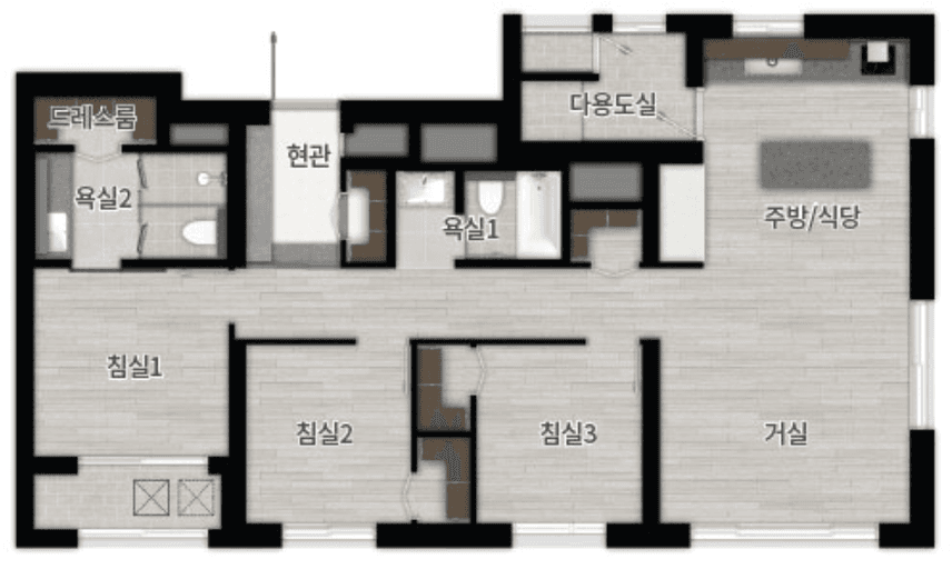 null 105A 평면도