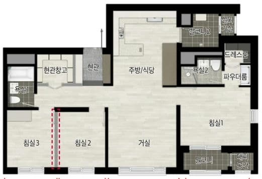 null 74B 평면도