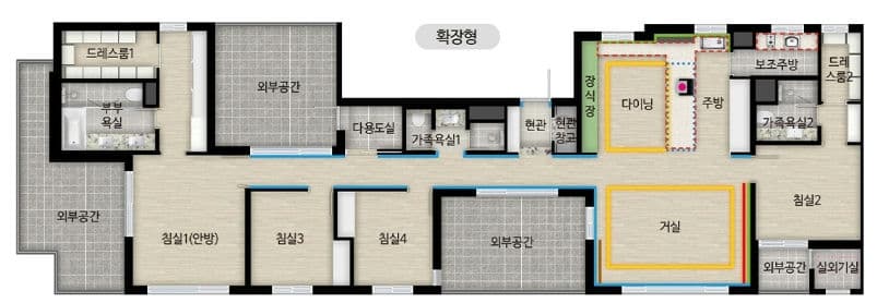null 129B 평면도
