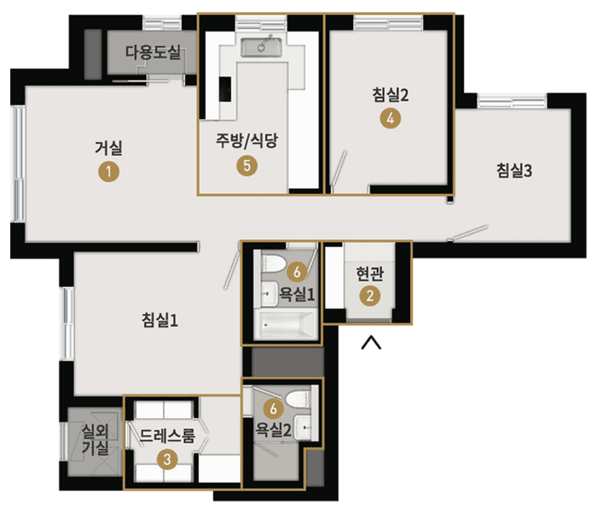 null 59B (1BL) 평면도