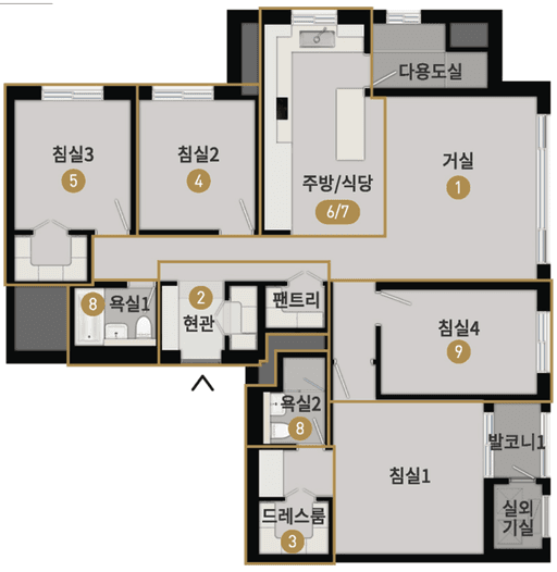 null 99B (2BL) 평면도