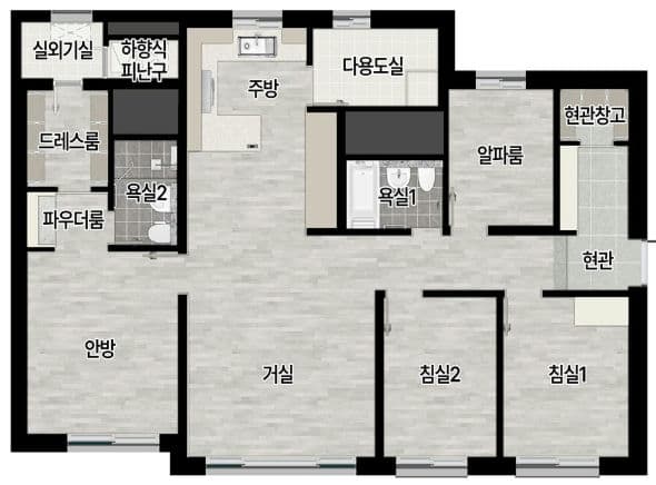 null 84D 평면도