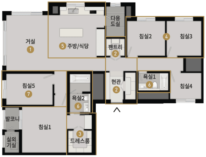 null 114B (1BL) 평면도