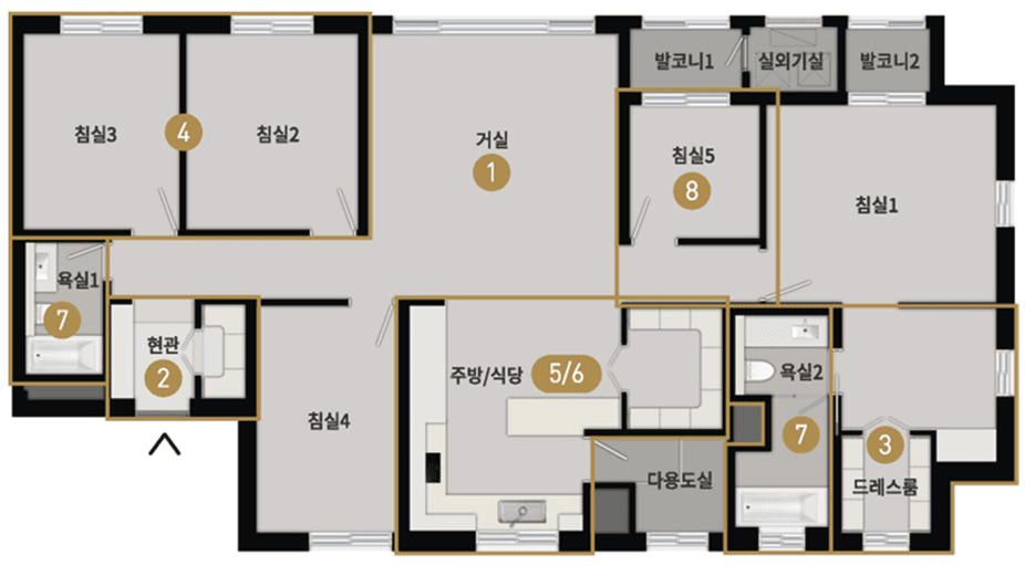 114A (1BL) 평면도