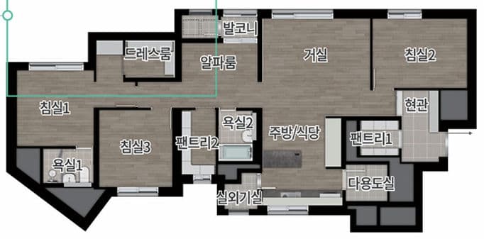 null 104 평면도
