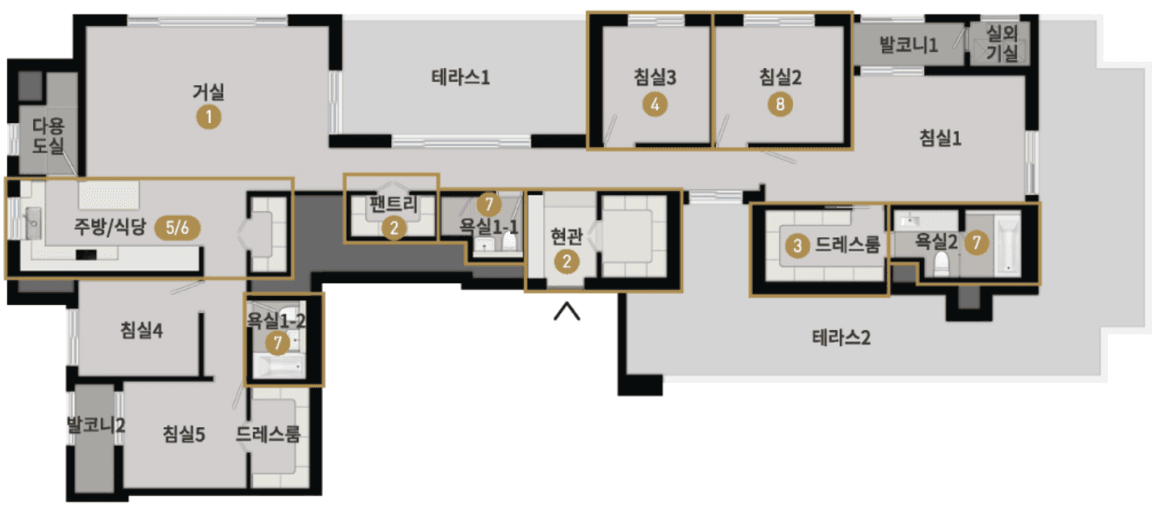 null 145B (1BL) 평면도