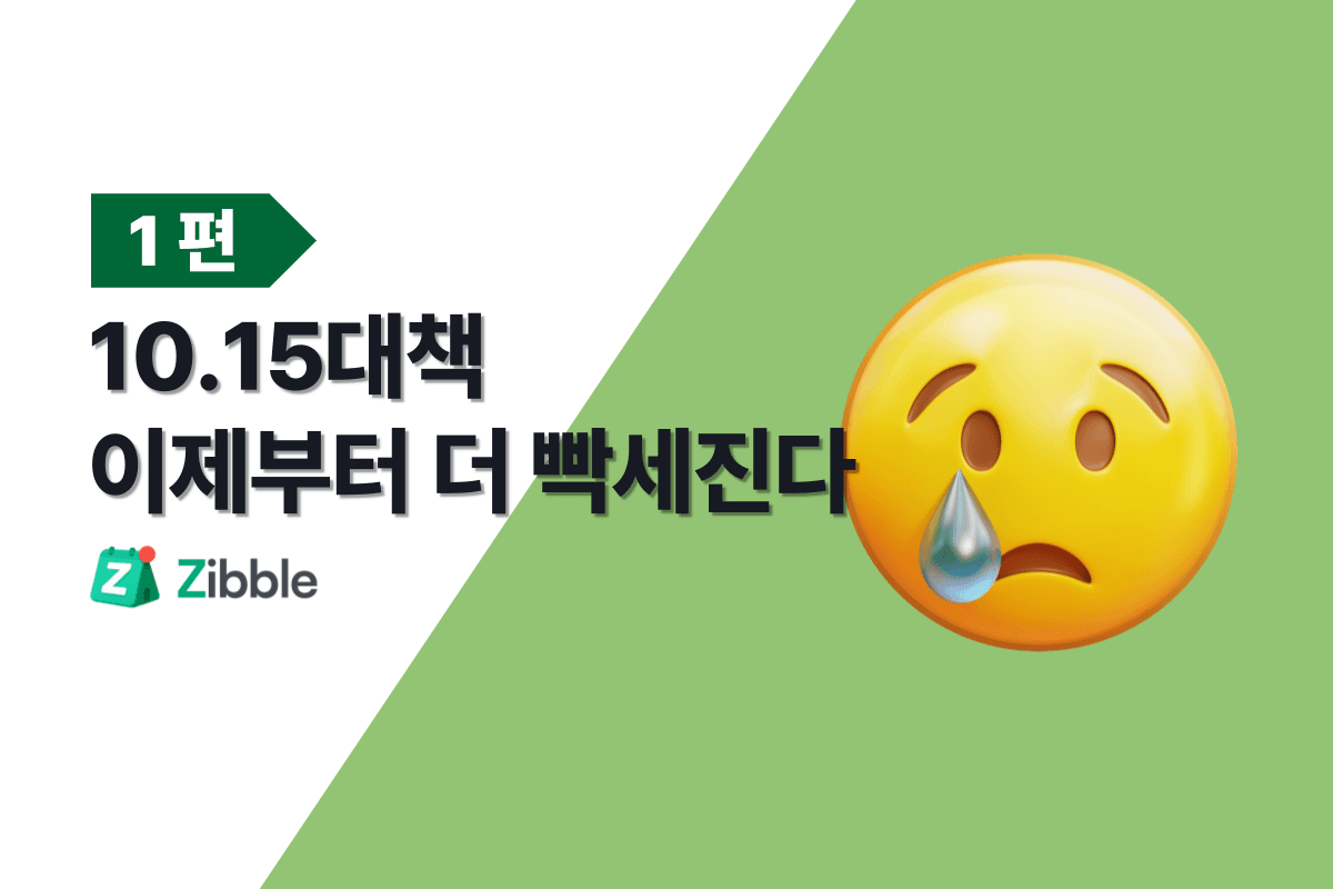 10.15 부동산 대책 핵심정리, 쉽게 이해하기 - 1편(대출)