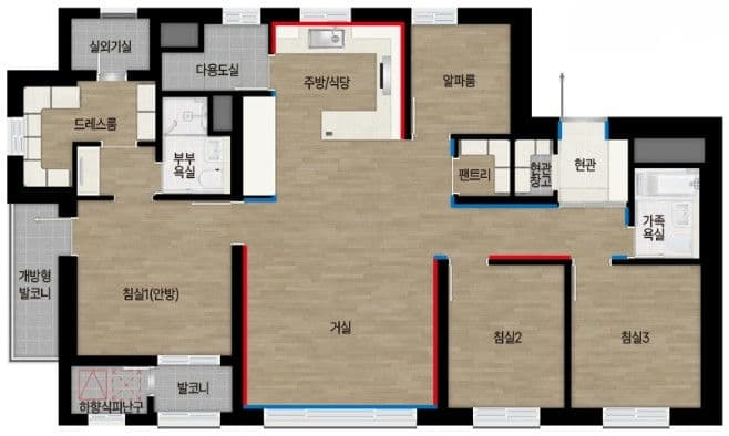 null 84D 평면도