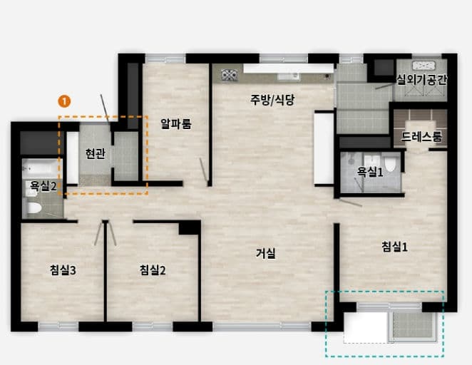 null 106A 평면도