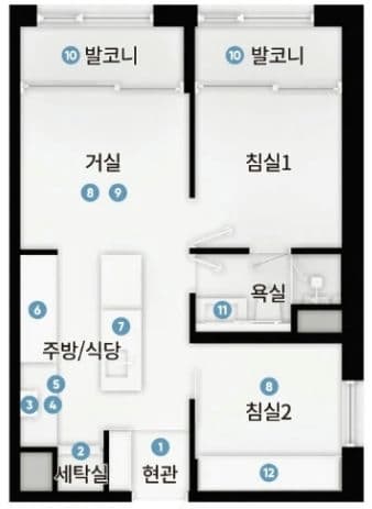 null C 평면도