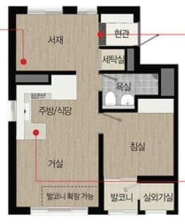 null B 평면도
