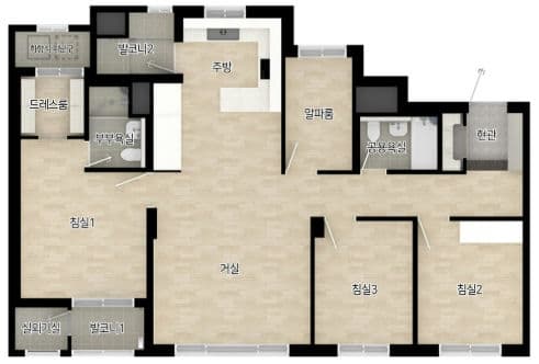 null 84B 평면도