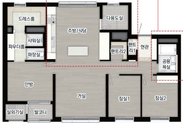 null 84C 평면도