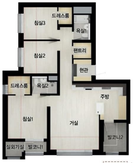 null 84C 평면도