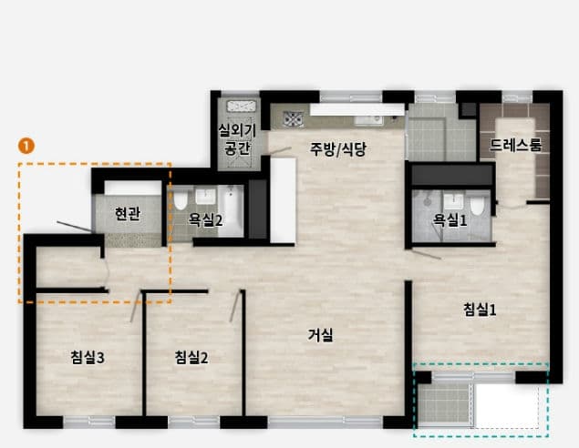 null 84E 평면도