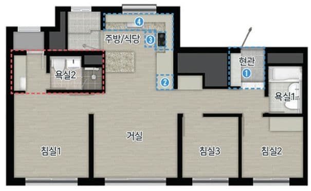 null 74P1 평면도