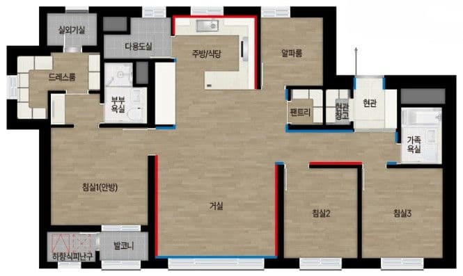 null 84E 평면도