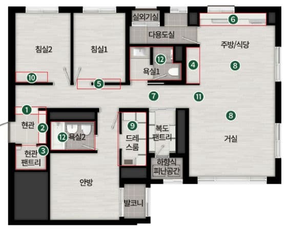 null 84F 평면도