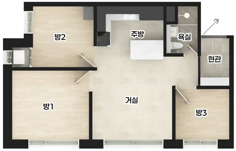 null A 평면도