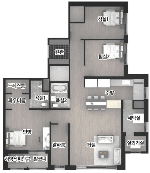 null 84C 평면도