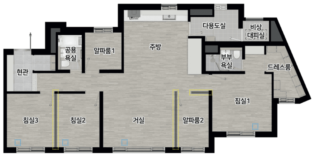 null 84C 평면도