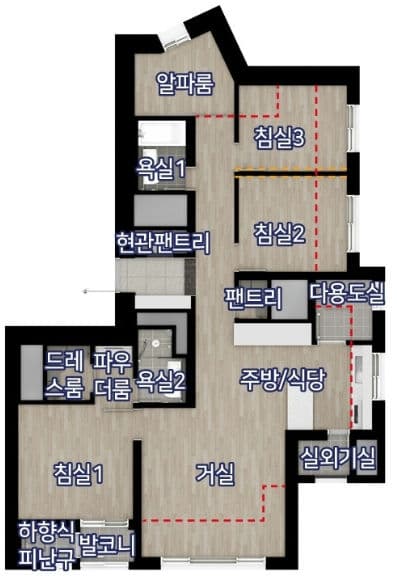 null 84C 평면도