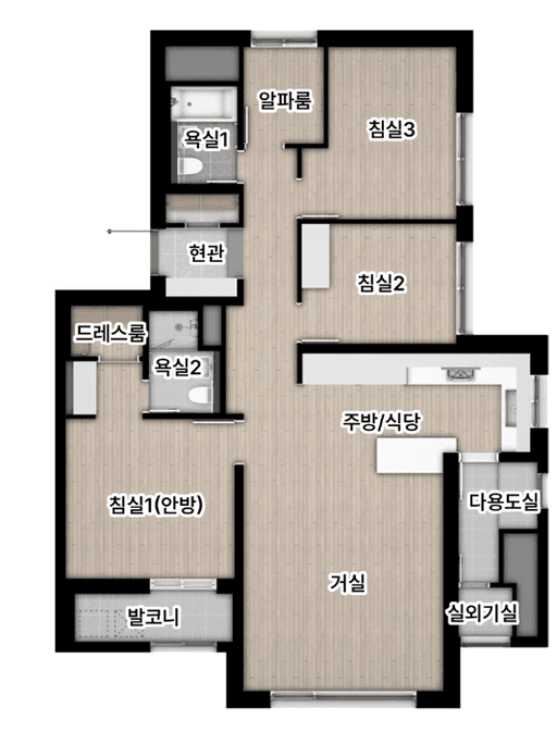 null 84B 평면도