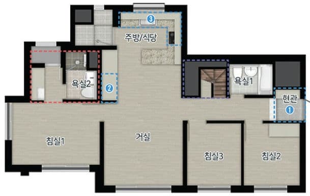 null 84B3 평면도