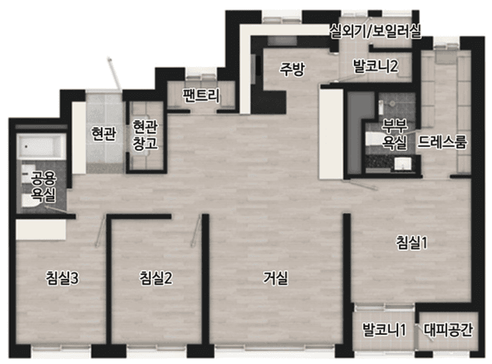 null 84A-1 평면도