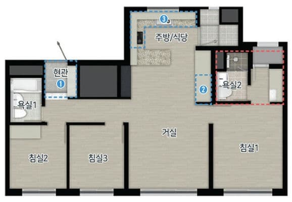 null 84C1 평면도