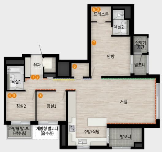 null 84D 평면도
