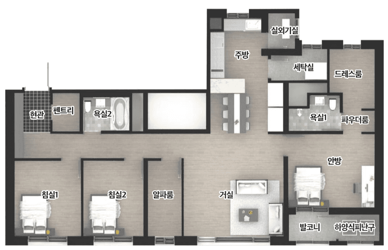 null 84B 평면도