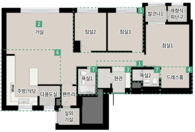 null 84F 평면도