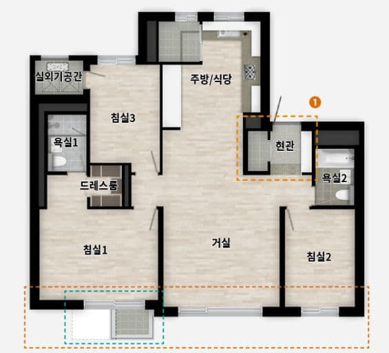 null 84D 평면도