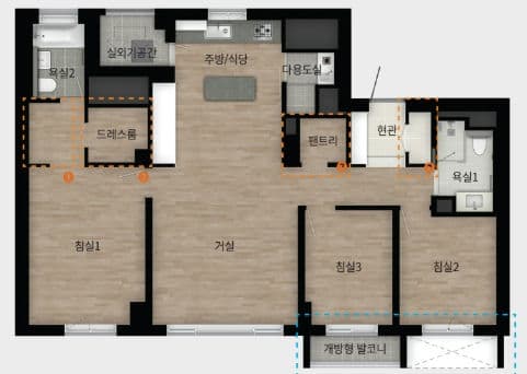 null 84A 평면도