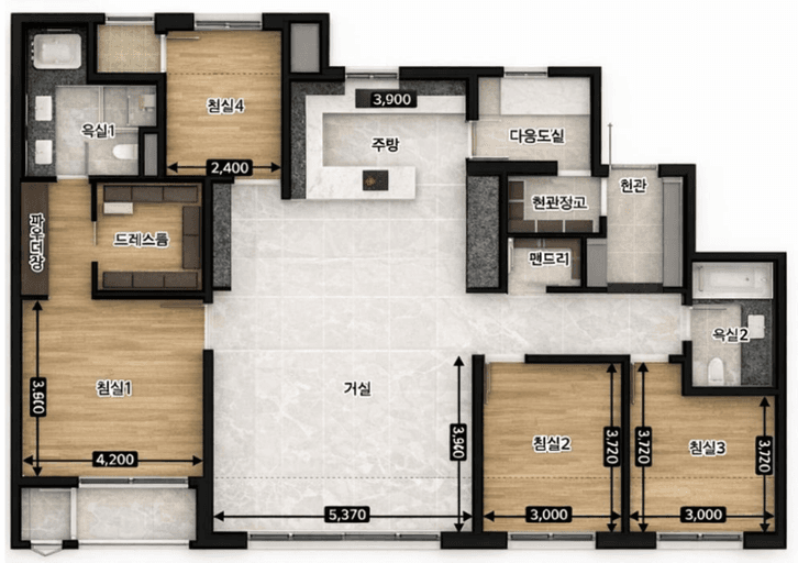 null 116 평면도