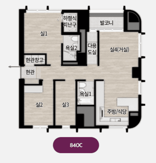 null 84C 평면도