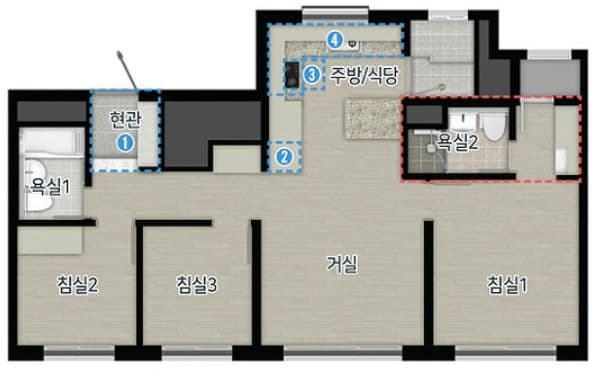 null 74C1 평면도