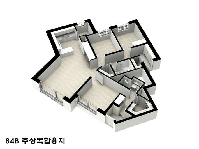 null 84B-1 평면도