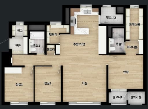 null 84C 평면도