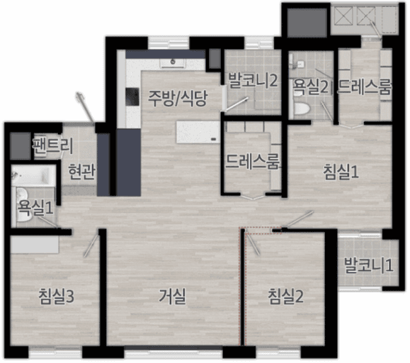 null 84D 평면도