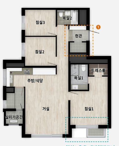 null 84B 평면도