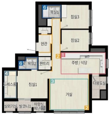 null 84C 평면도