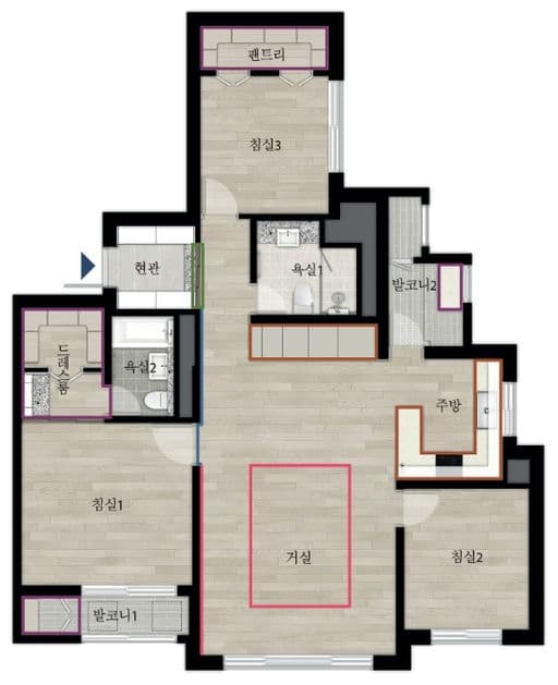 null 84C 평면도