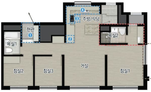 null 74A1 평면도